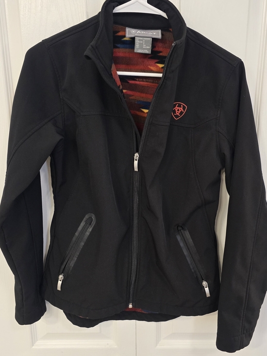 Ariat Jackets & Blazers - Ariat Black Softshell Utility Jacket with Multicolor Lining